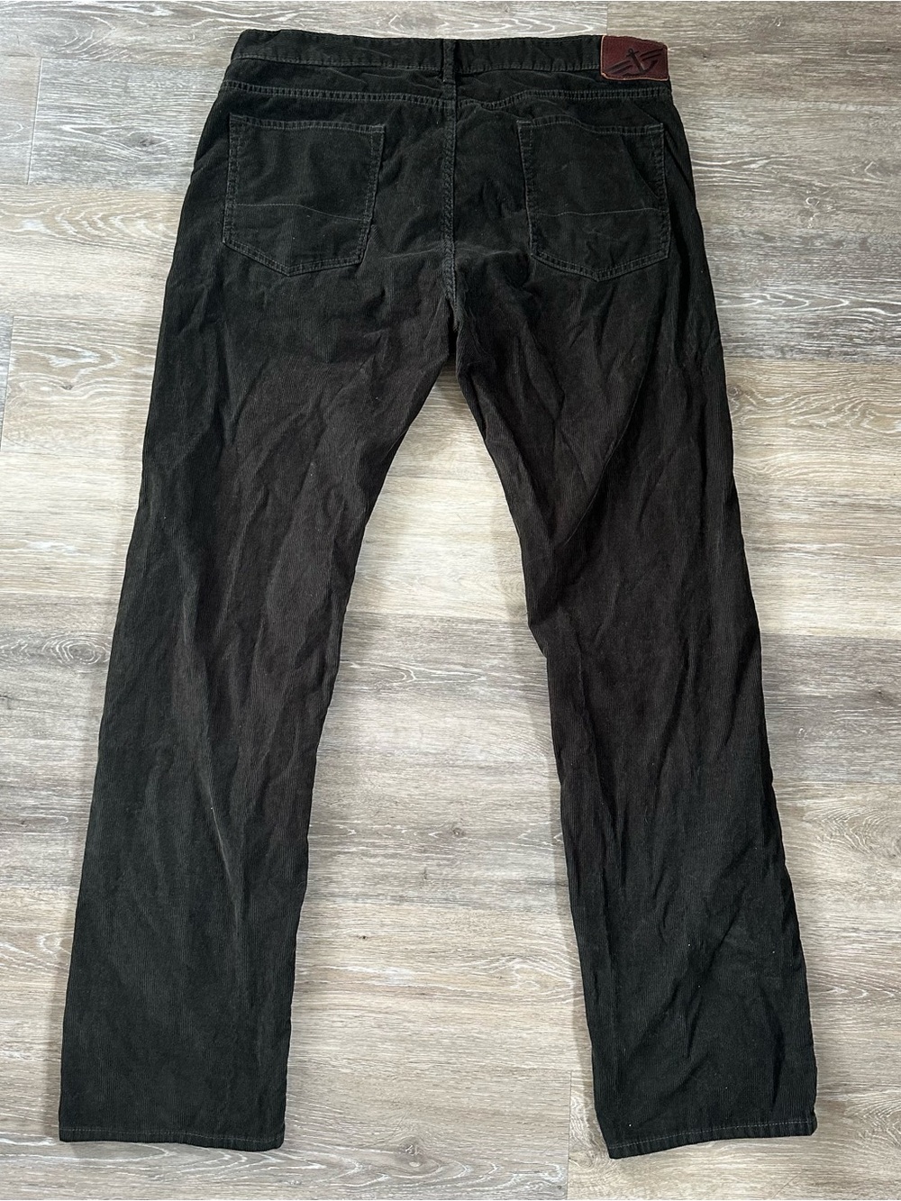 Men’s corduroy straight fit dockers in dark green Sz 36 x 34 - Picture 6 of 6